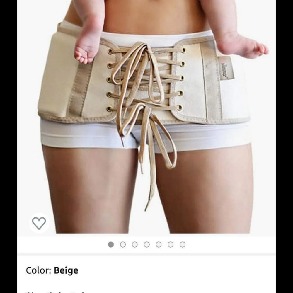 Postpartum corset hipslimmer